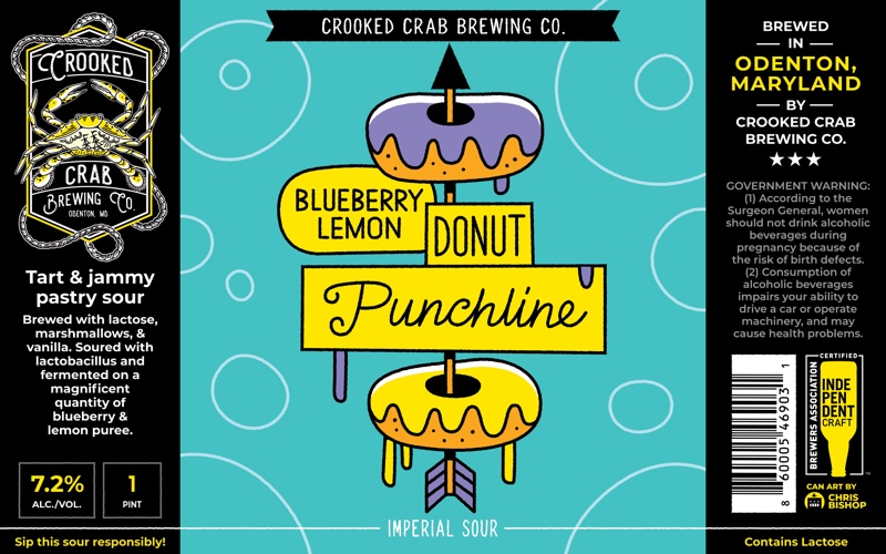 Blueberry Lemon Donut Punchline