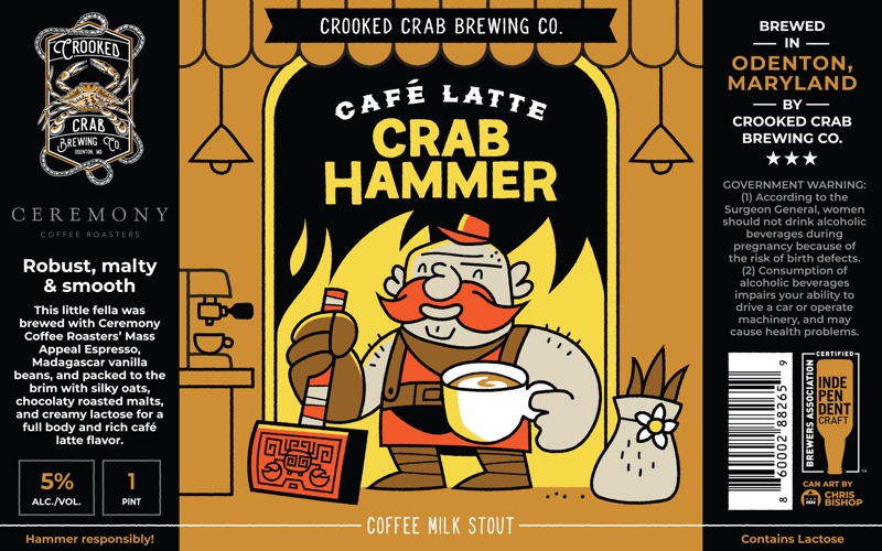 Cafe Latte Crab Hammer
