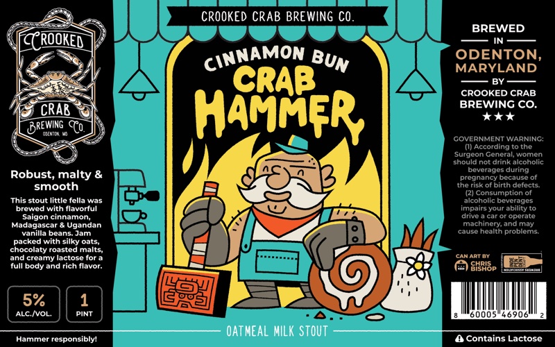 Cinnamon Bun Crab Hammer