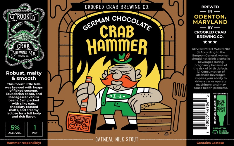 German Chocolate Crab Hammer