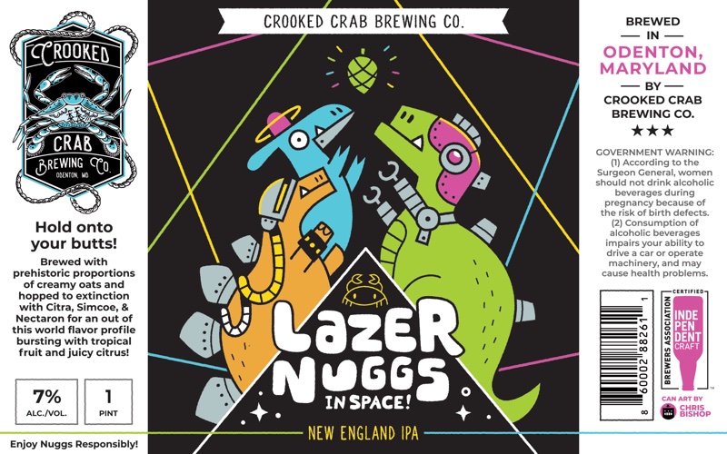 Lazer Nuggs in Space