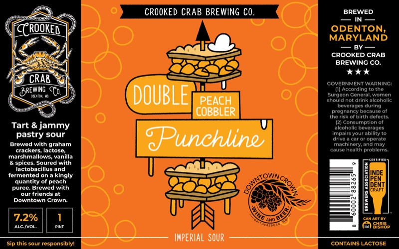 Double Peach Cobbler Punchline