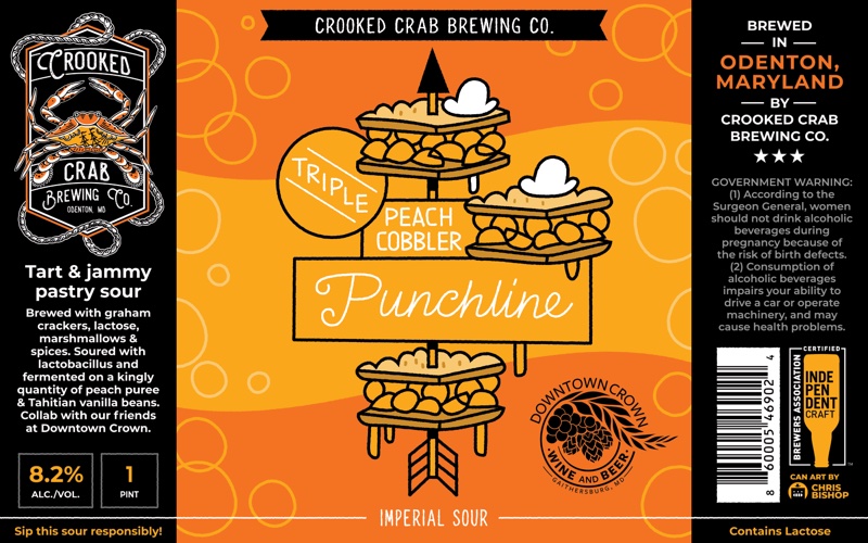 Triple Peach Cobbler Punchline