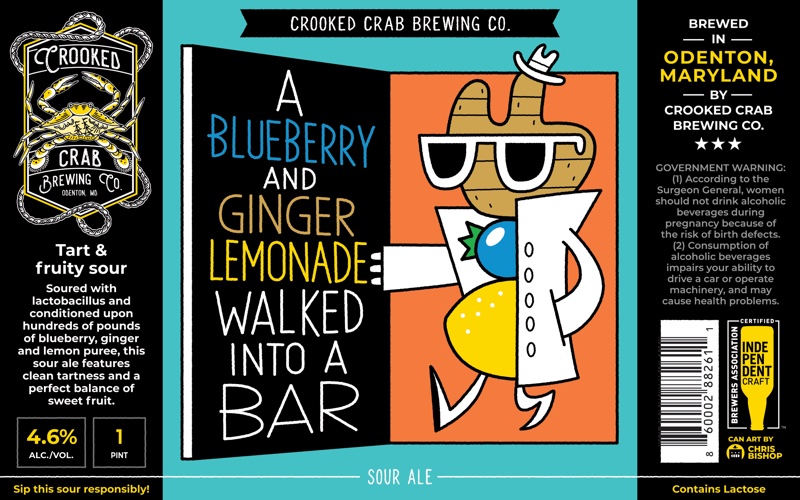 A Blueberry, Ginger & Lemonade Walked into a Bar