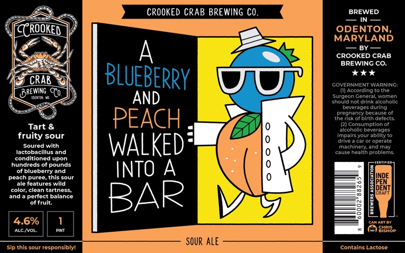 A Blueberry & Peach Walked into a Bar