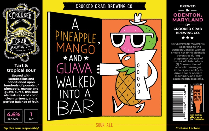 A Pineapple, Mango & Guava Walked into a Bar