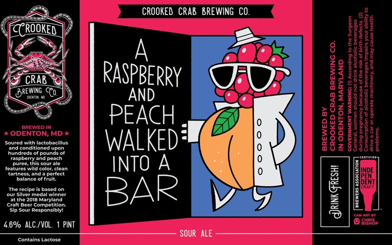 A Raspberry & Peach Walked into a Bar