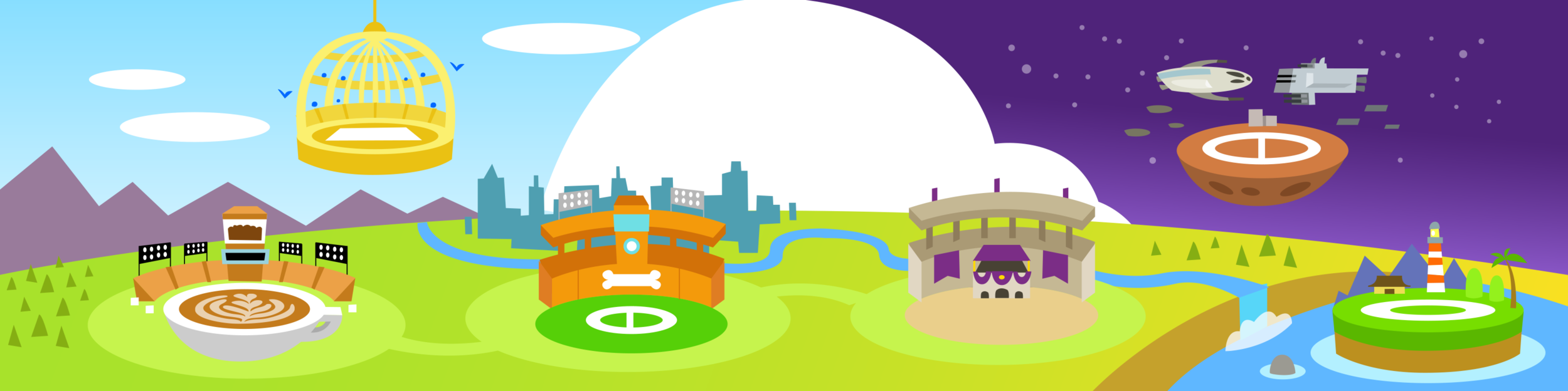 Cute Fight World Map